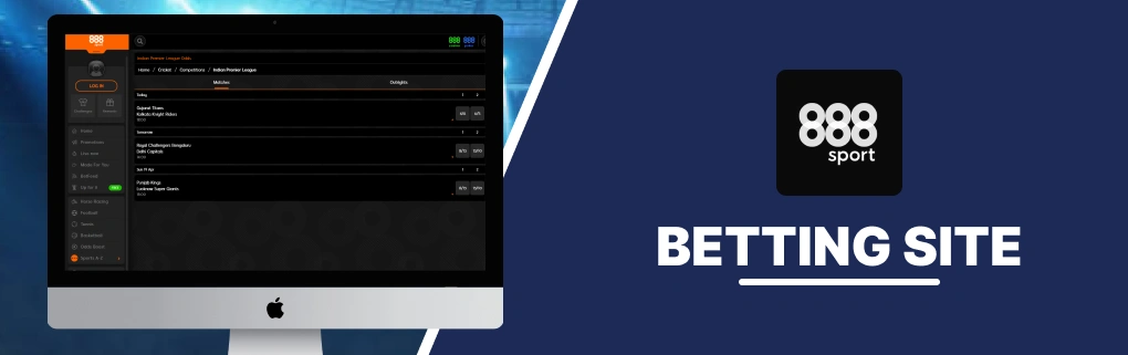 888Sports Betting Site Banner.
