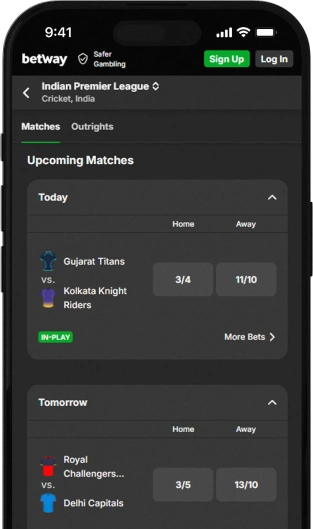 BetWay Mobile App.
