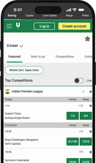 Unibet Mobile App.