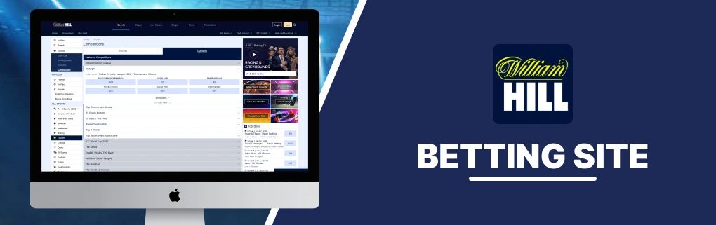 William Hill Betting Site Banner.