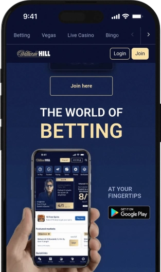 William Hill Mobile App.